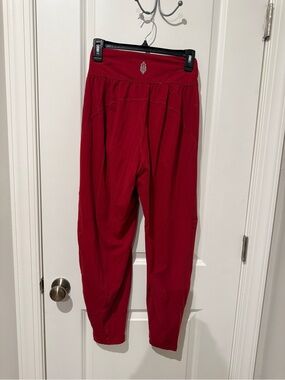 FP Movement by Free People Red High-Waist Track Joggers